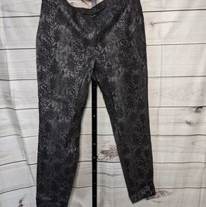 I.n.c. Snake-print Skinny Pants Size 16